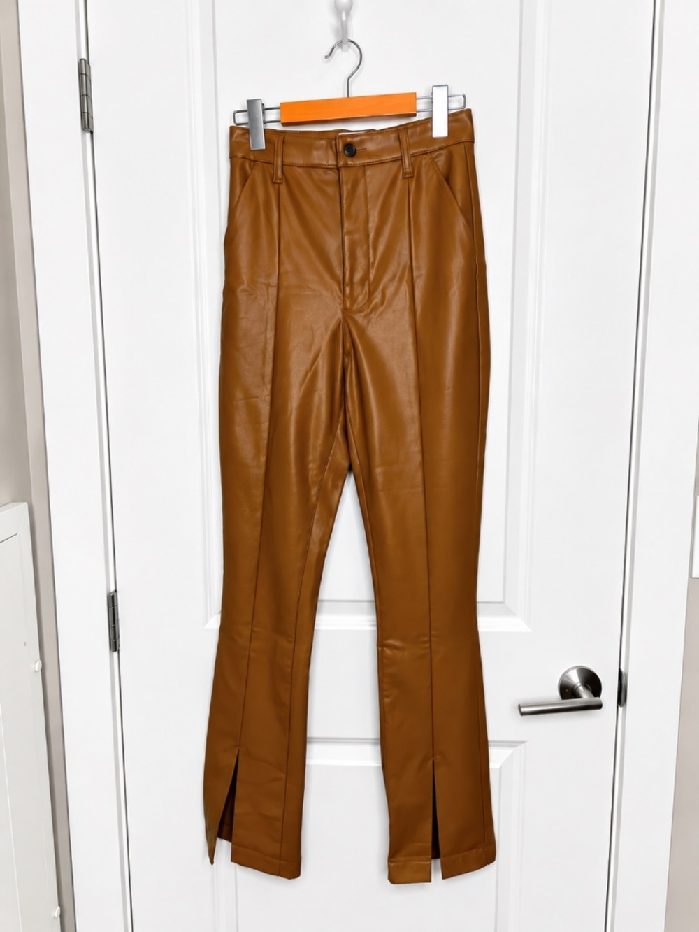 Abercrombie & Fitch Faux Leather Ultra High Rise Skinny Pants